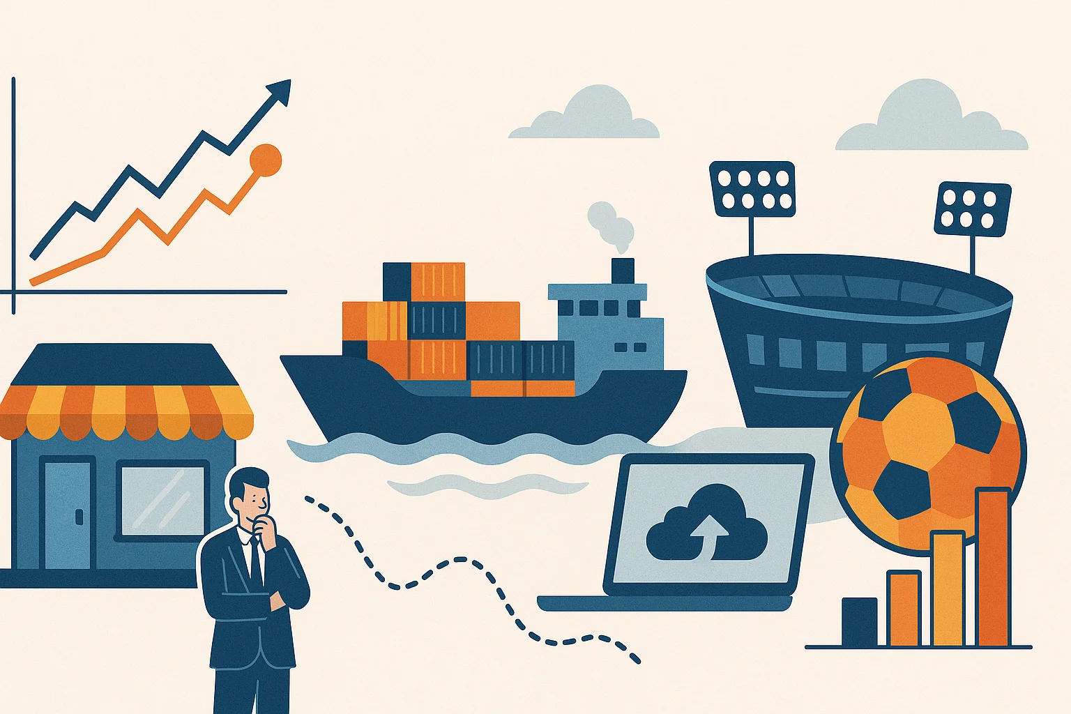 Economic Lessons for Startups, Shipping & Sports