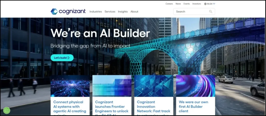 cognizant official website homepage image