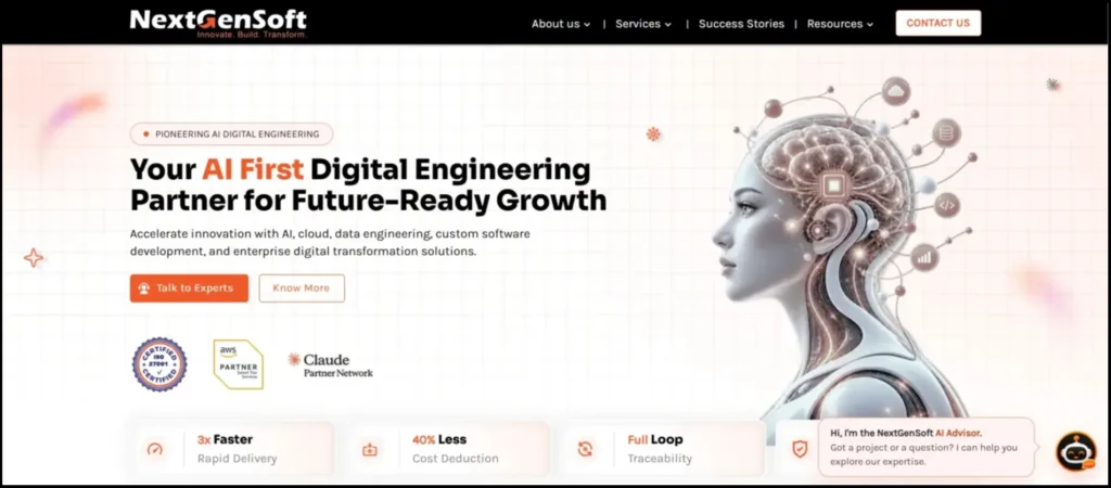 nextgensoft official webiste homepage image